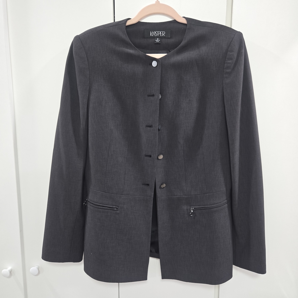 Kasper Women's Charcoal Blazer